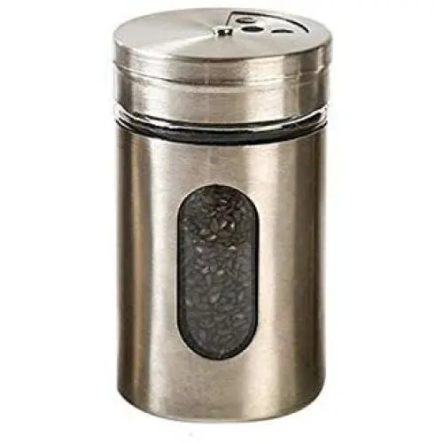 Boîte de stockage d'épices et assaisonnements en acier inoxydable avec bouteilles doseuses et bocaux pour shaker, organisateur cuisine BBQ, 1 pièce.