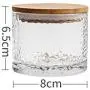Bouteille en verre étanche avec couvercle en bambou pour stockage de snacks, café, contenants alimentaires pour la maison et la cuisine. Bouteille en verre étanche avec couvercle en bambou pour stockage de snacks, café, contenants alimentaires pour la maison et la cuisine.