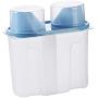 Storage Jars With Double Grid Design,Airtight Food Storage Container Can With Tilted Box Mouth,Cereal Containers For Storage With Engraved Degree,Kitchen Household,Blue-1500ML