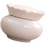 joyMerit Ceramic Storage Jar with Lids, Food Storage Canister for Serving Tea, Coffee, Spice and More - White