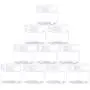 Bouteilles de rangement avec couvercles, 10 paquets de pots blancs pour thé, café et sucre, contenants de rangement pour cuisine, pots en plastique, ensembles de rangement pour cuisine, herbes, sucre ou fabrication de slime. Bouteilles de rangement avec couvercles, 10 paquets de pots blancs pour thé, café et sucre, contenants de rangement pour cuisine, pots en plastique, ensembles de rangement pour cuisine, herbes, sucre ou fabrication de slime.