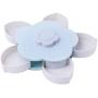 m?kvfa Bloom Rotating Snack Box Flower Design Candy Food Storage Box Jewelry Organizer Dessert Box for Home Living Room (Blue)