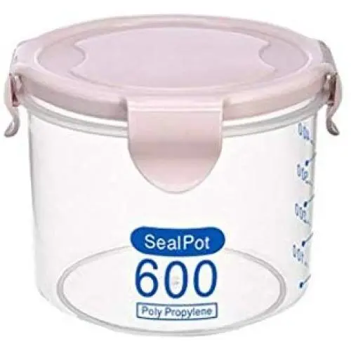 Bouteille de Rangement en Plastique Transparent avec Clip - Idéale pour Snacks, Thé, Café, Cuisine Bouteille de Rangement en Plastique Transparent avec Clip - Idéale pour Snacks, Thé, Café, Cuisine