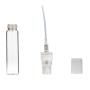 10PCS 3ML 0.1OZ Mini Transparent Empty Glass Spray Bottles with Cap Makeup Water Toner Perfume Storage Holder Refillable Durable Fine Mist Tube Cosmetic Container Jar for Travel Daily Life Use