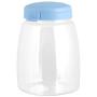 HABI Biscuit Jar with Lid, Assorted Colours, 2.8l, Transparent