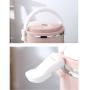 Thermos Food Jar Multi-storey Thermos Stainless Food Flask,Leakproof Insulated Food Containers,Portable Bag (Color : Pink, Size : 1400ml)