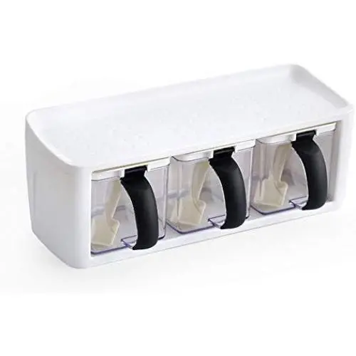 Bouteille d'assaisonnement Maison, avec poignée, visible, pour sel et autres condiments, organiseur de stockage pour cuisine. Bouteille d'assaisonnement Maison, avec poignée, visible, pour sel et autres condiments, organiseur de stockage pour cuisine.