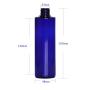 2PCS 250ML 8.5OZ Green Empty Plastic Lotion Bottle with Color Random Press Pump Head Essence Shower Gel Emulsion Shampoo Hair Conditioner Holder Refillable Portable Cosmetic Container Jar