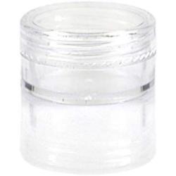 Cosmetic Storage Cosmetics Jar 5Pcs/Set Round Bottle Box Transparent Portable 10Pcs/Set Makeup Cream Plastic Nail Art,Transparent5Pcs