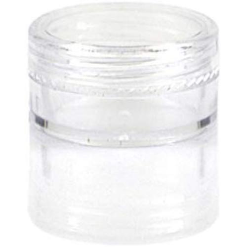 Cosmetic Storage Cosmetics Jar 5Pcs/Set Round Bottle Box Transparent Portable 10Pcs/Set Makeup Cream Plastic Nail Art,Transparent5Pcs