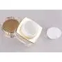 1PCS 30ml/1oz Empty Refillable Clear Upscale Acrylic Cosmetic Face Cream Lotion Make-up Bottles Jars with Gold Screw Lid and Plastic Liner Hand Pad for Makeup Sample Packing Pot Storage Container 1PCS 30ml/1oz Empty Refillable Clear Upscale Acrylic Cosmetic Face Cream Lotion Make-up Bottles Jars with Gold Screw Lid and Plastic Liner Hand Pad for Makeup Sample Packing Pot Storage Container