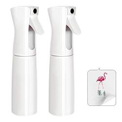 BOOMJOY Spray Bottle for Cleaning Solutions, 2 Pack 10.2 oz Empty Hair Spray, Ultra Fine Continuous Water Mister Spraying for Hair Styling, Plants Watering, Cleaning,DIY Bottles