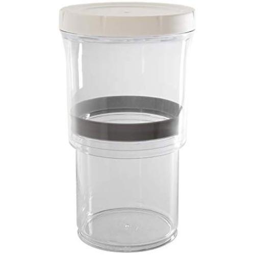 Botto The Adjustable Airtight Container | Push Down To Remove Air And Adjust Contents Between 16 oz & 32 oz (Clear) (1)