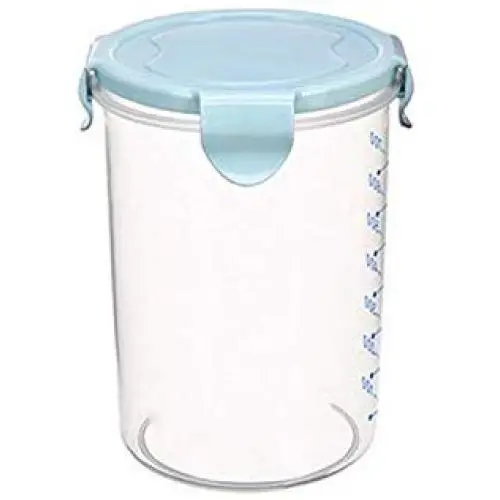 Cold Rain Buckle PP Sealed Food Container Transparent Cereal Round Storage Jar Holders Kitchen Clear Seasoning Containers New,NO.9 Cold Rain Buckle PP Sealed Food Container Transparent Cereal Round Storage Jar Holders Kitchen Clear Seasoning Containers New,NO.9