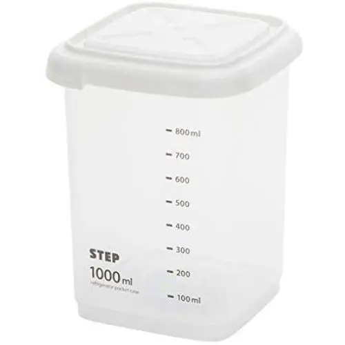 SAQIMA Kitchen Food Storage Plastic Container with Lids Sealing Pot Milk Powder Jar New (C)