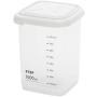 SAQIMA Kitchen Food Storage Plastic Container with Lids Sealing Pot Milk Powder Jar New (C)