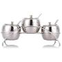 he yan long home 304 Stainless Steel Large Spice Jar Condiment Bottles Set Storage Jar Small idea Spice jar