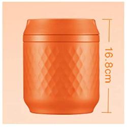 GSAGJbwt Insulated Thermos Food Jar for Hot Food Wide Mouth & Handle Food Storage Container Leak Proof Design for School Picnic Office Outdoors, 950ml (Color : C)