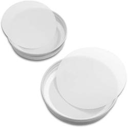 Set of 32 Mason Jar Lids Regular Mouth and Wide Mouth with Leak Proof Platinum Silicone Sealing Lid, findTop Storage Caps with Silicone Seals for Jars (8 Wide and 8 Regular)