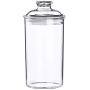 Large Acrylic Storage Jar, Airtight Lid with Silicon Sealing Ring | Perfect Canister for Sugar, Salt, Tea, Spices, Herbs, Condiments | 1000ML/34.2OZ