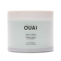 OUAI Body Crème. Super Hydrating Whipped Body Cream Softens Skin and Gives it a Healthy Glow. Cupuaçu Butter, Coconut Oil and Squalane Nurture Skin. Scented with Rose, Violet and Citrus (7.5 oz)