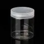 Grey990 Wide Round Transparent Plastic Food Storage Container Sealed Jar Box with Lid Kitchen Storage Container 7.28cm Grey990 Wide Round Transparent Plastic Food Storage Container Sealed Jar Box with Lid Kitchen Storage Container 7.28cm