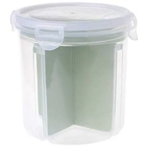 Bocal de Conservation Alimentaire pour Cuisine, Boîte de Rangement pour Céréales, Graines, Riz, avec Couvercle Vert, Taille L Bocal de Conservation Alimentaire pour Cuisine, Boîte de Rangement pour Céréales, Graines, Riz, avec Couvercle Vert, Taille L