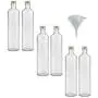 Bouteilles Viva Haushaltswaren 6 x 500 ml avec Bouchons Filetés – Idéales pour Remplissage Automatique avec Embout d'Entretien 9,5 cm Bouteilles Viva Haushaltswaren 6 x 500 ml avec Bouchons Filetés – Idéales pour Remplissage Automatique avec Embout d'Entretien 9,5 cm