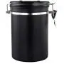 Contenant en Acier Inox pour Graines de Café – Joint Hermétique Noir Contenant en Acier Inox pour Graines de Café – Joint Hermétique Noir