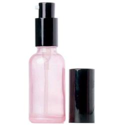 1PC 3.4oz 100ML Pink Glass Empty Upscale Press Pump Bottles Jar Pot Vial Tube Containers For Makeup Lotion Serum Face Cream Facial Cleanser Toner Liquid Cosmetics Essential Oil Emulsion