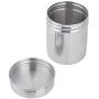 Candy 304 Stainless Steel Sealed Storage Jar Portable Tea Coffee Beans Container Glass Container Safe Non Toxic,S