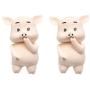 JUSTDOLIFE Cake Mold Cute Pig Food Grade Silicone Multi-purpose DIY Baking Mold Soap Mold