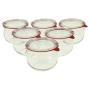 Weck 744 1/2L Tulip Jar Set of Six - 16.9 Ounce