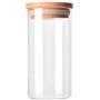 1CAwindwinevine Transparent High Borosilicate Glass Kitchen Storage Bottle Store Food Ingredient Candy Biscuit Storage Jar Organization