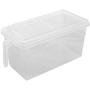 Rectangle Food Storage Containers Kitchen Portable Storage Box PP Material Refrigerator Food Preservation Box Kangsanli (Light Green)