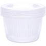 Apehuyuan 4 Pack 500ml Double layer Food Storage Containers with Lids Double drain storage box BPA-Free Reusable Plastic Food Container