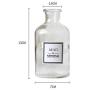 Glass Food Storage Containers With Locking Lids - Nordic Glass Storage Jar Bottle Scandinavian European Transparent Desk Storage Bottle Organizer Flower Container Decor