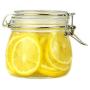 HXSD Fresh Bottle, Round Thick Glass Jar, Sealed Can, Storage Bottle, 500ml Storage Tanks, (Color : White)