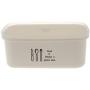 Airtight Seal Tea Tin Canister Coffee Can Jar Kitchen Storage Food Container - Rectangle L