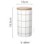 Round Heat Resistant Ceramic Sealed Tank Large Storage Jar 3Pcs/ Set With Lid Sugar Food Storage Box Decor Storage Bottle,L