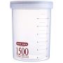 Food Storage Container Kitchen Plastic Storage Box Containers with Lid Sealing Jars Large Capacity Circle Pot Store Ware,Red 760ml