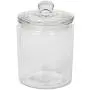 Mason Craft & More Airtight Kitchen Food Storage Clear Glass Pop Up Lid Canister, 2 Liter Heritage Glass Canisters- Set of 3 Mason Craft & More Airtight Kitchen Food Storage Clear Glass Pop Up Lid Canister, 2 Liter Heritage Glass Canisters- Set of 3