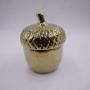 LLDKA Golden Ceramics Tank Hazel Pine Cone Sugar Spezia Jars Home Table of The Storage Decoration Jewelery Jar of Spices,Gold
