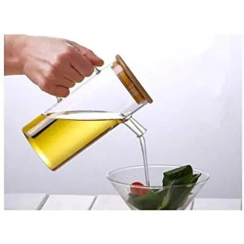 1PC 500ml Anti Leak Oil Pots Glass Condiment Bottles Sealed Sauce Vinegar Pot Bottle Storage Jar With Bamboo Lid 1PC 500ml Anti Leak Oil Pots Glass Condiment Bottles Sealed Sauce Vinegar Pot Bottle Storage Jar With Bamboo Lid