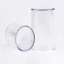 3PCS Flacons Transparents de 50ml 1.7oz avec Bouchon, Récipients en Plastique Réutilisables pour Eau de Nettoyant, Tonique, Maquillage, Voyage et Usage Quotidien 3PCS Flacons Transparents de 50ml 1.7oz avec Bouchon, Récipients en Plastique Réutilisables pour Eau de Nettoyant, Tonique, Maquillage, Voyage et Usage Quotidien
