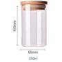 Glass Jar With Lid Cookie Jar Kitchen Jars And Lids Candy Jar For Spices Glass Container Y2 Bamboo lip