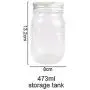 Jar with Lids Glass Bottle Ice Cream Fruit Installed Cold Drink Water Bottles Straw Storage,473ml Jar with Lids Glass Bottle Ice Cream Fruit Installed Cold Drink Water Bottles Straw Storage,473ml