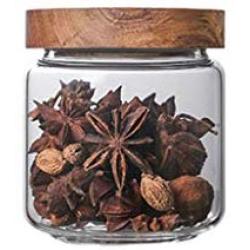 Sealed Glass Bottle Storage Jar Food Grains Moisture-proof Transparent Tea Coffee Kitchen Seal Storage Cans DELICATEWNN (Size : 400ml)