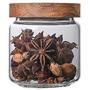 Sealed Glass Bottle Storage Jar Food Grains Moisture-proof Transparent Tea Coffee Kitchen Seal Storage Cans DELICATEWNN (Size : 400ml)