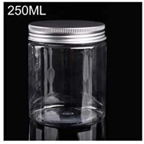 Portable Cosmetic Mini Travel Empty Bottle Jar Round Aluminum Cover Plastic Make Up Bottling Box Makeup Cosmetic Face Cream Jar,250Ml Portable Cosmetic Mini Travel Empty Bottle Jar Round Aluminum Cover Plastic Make Up Bottling Box Makeup Cosmetic Face Cream Jar,250Ml
